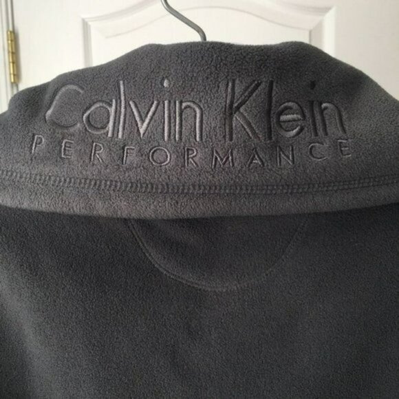Calvin Klein Performance Fleece Charcoal Gray - Picture 3 of 13